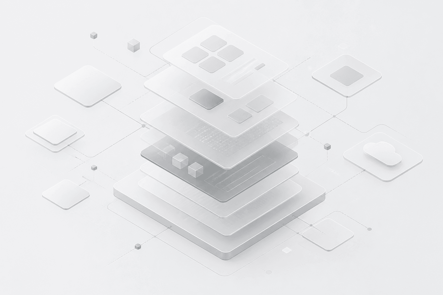 Abstract isometric visualization of software applications